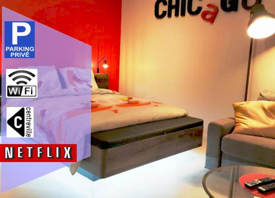 Le Chicago 4 Pers Centre Ville Wifi Parking Tram Apartamento Clermont-Ferrand Exterior foto